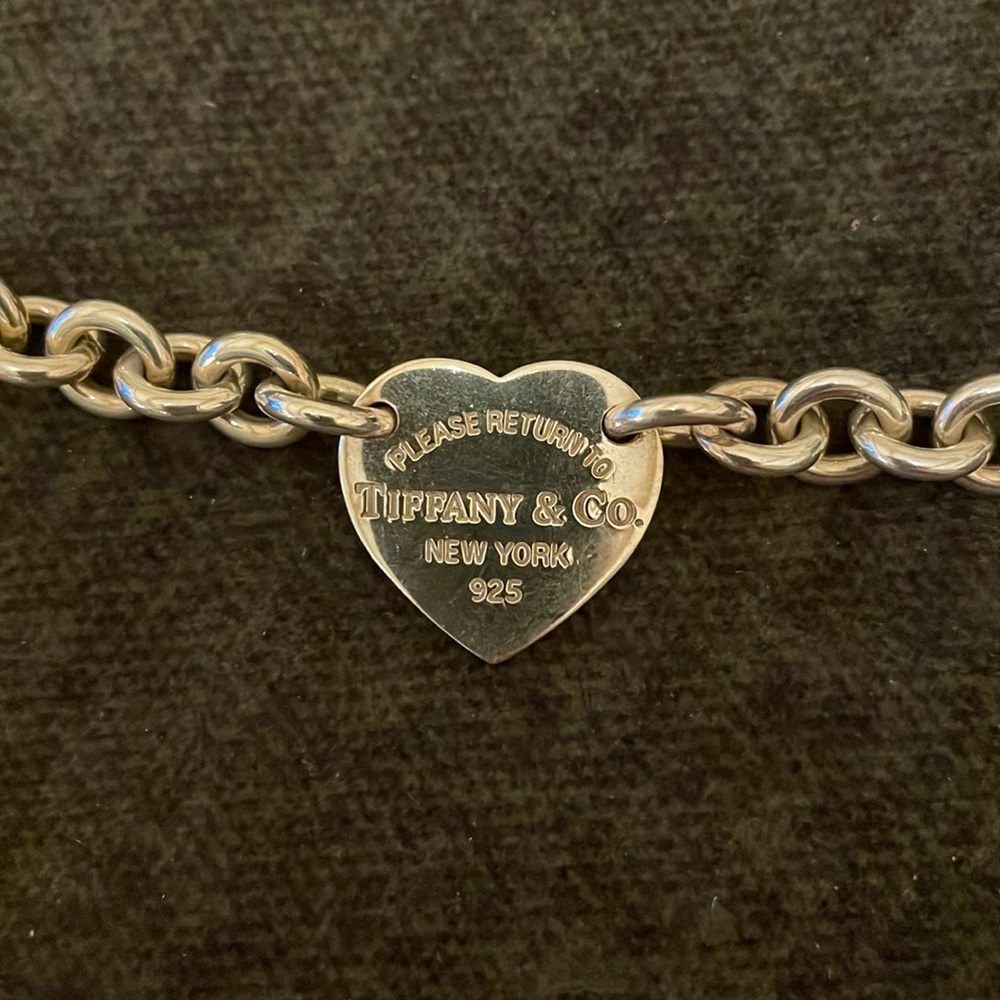 Return to Tiffany Heart Tag Bracelet in Silver